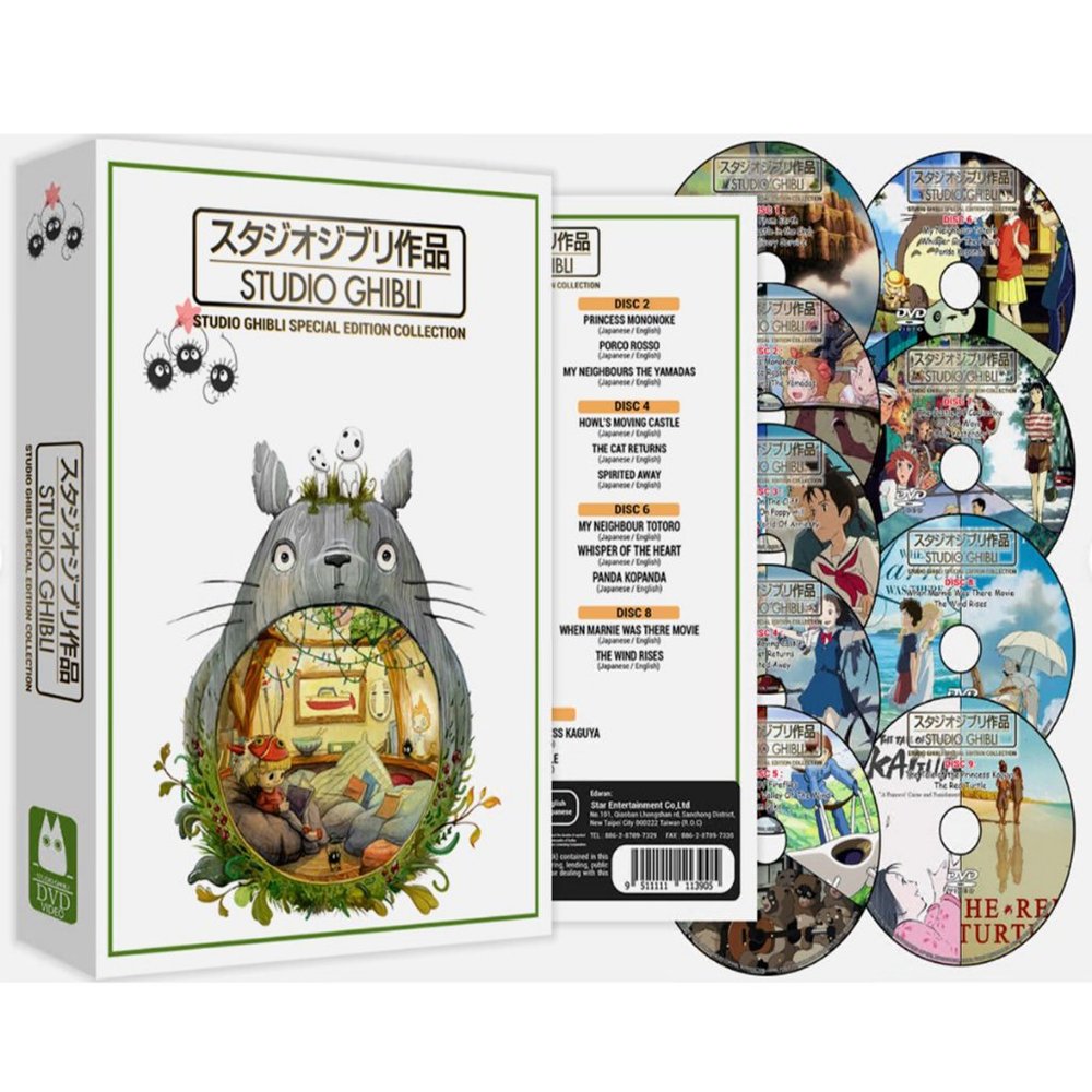 Studio Ghibli Special Edition Collection 25 Movies DVD Brand New Fast shipping